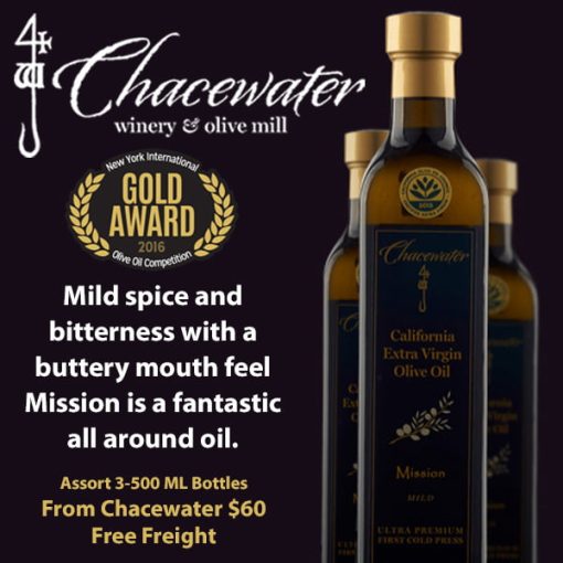 Chacewater Mission Extra Virgin Olive Oil